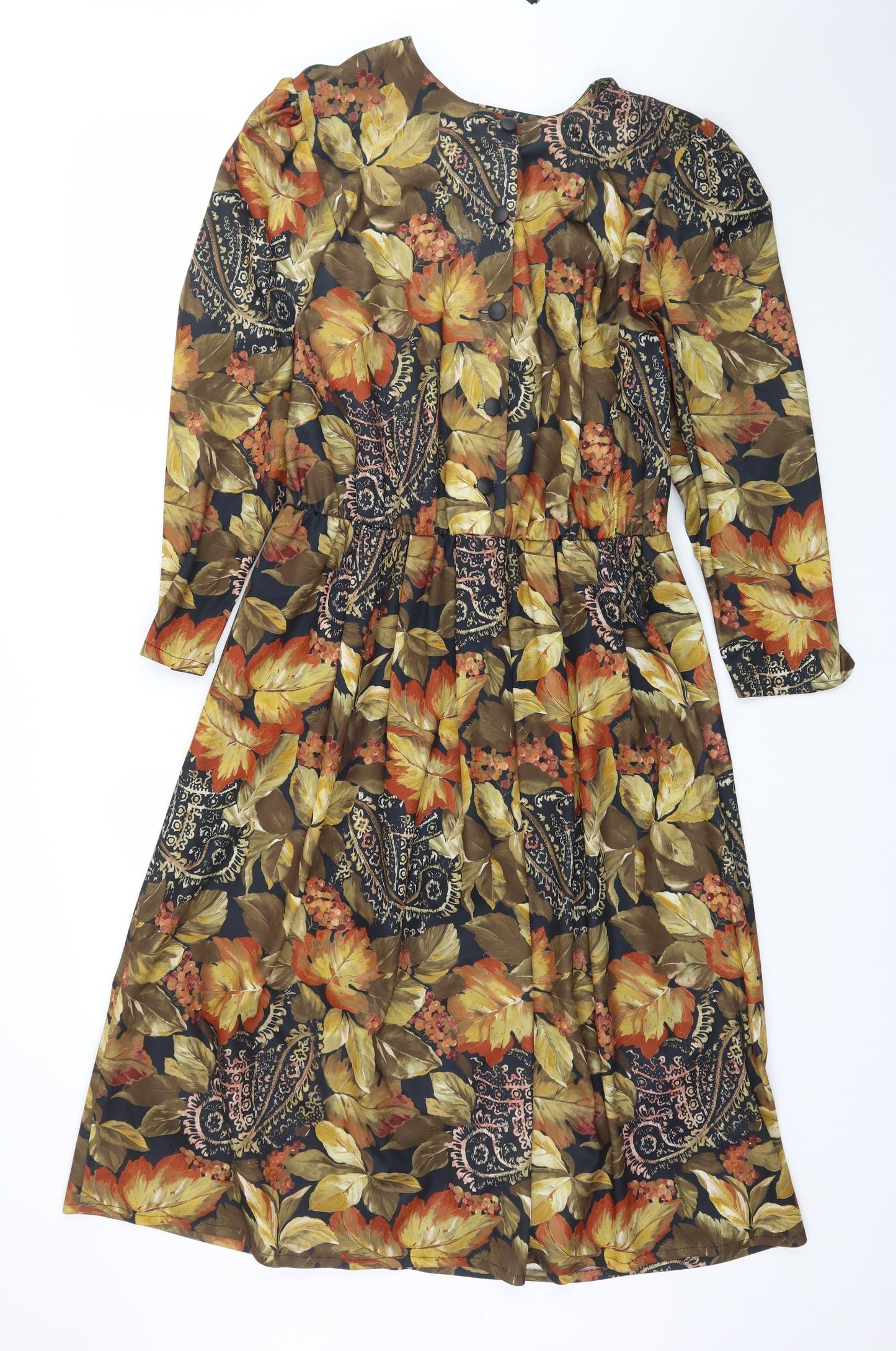 Fashion Extra Womens Multicoloured Floral  Fit & Flare  Size 16