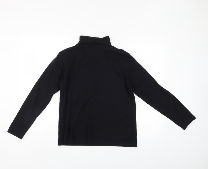EWM Womens Black Pullover Jumper