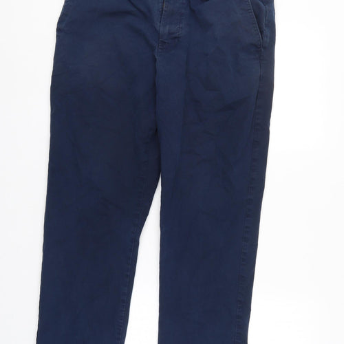 M&S Mens Blue   Chino Trousers Size 36 L31 in
