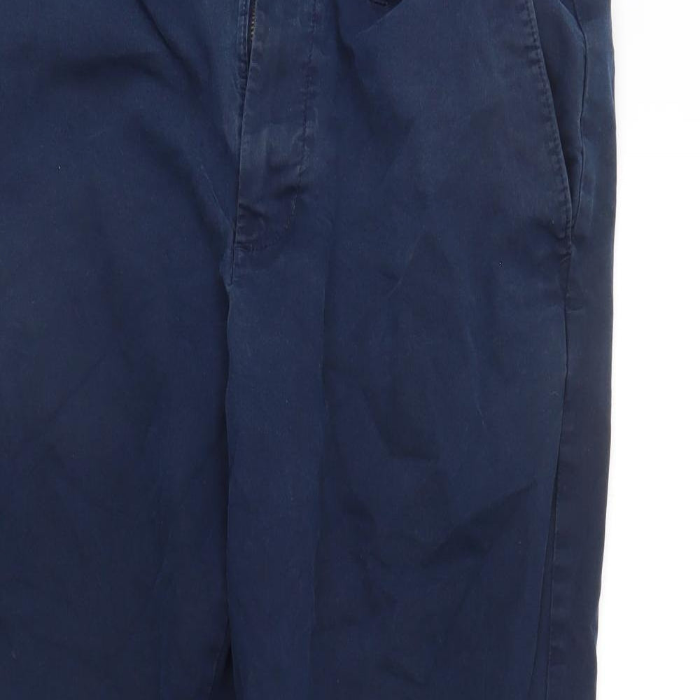 M&S Mens Blue   Chino Trousers Size 36 L31 in