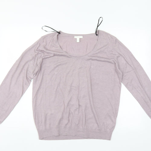 H&M Womens Pink   Pullover Jumper Size L