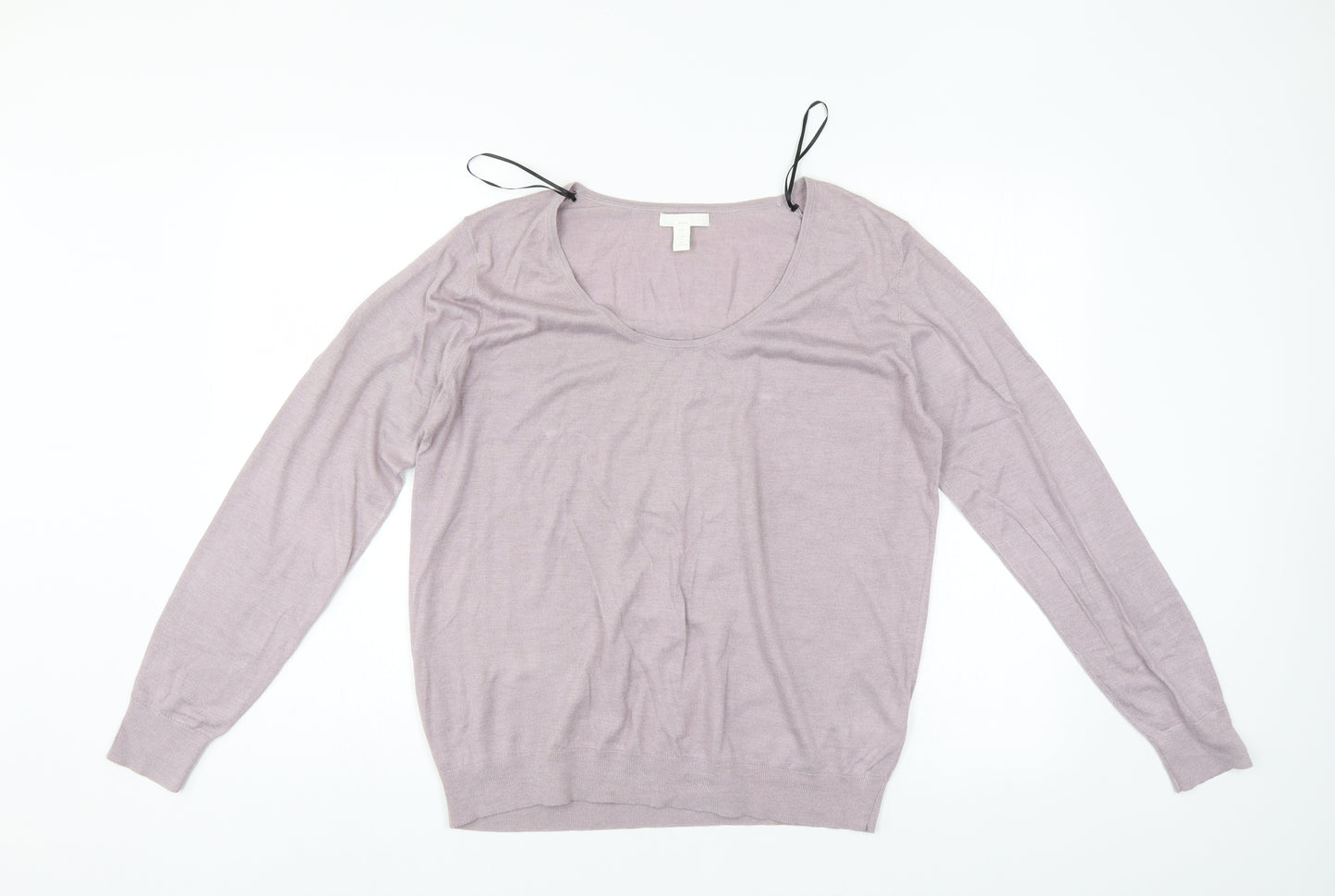 H&M Womens Pink   Pullover Jumper Size L