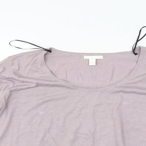 H&M Womens Pink   Pullover Jumper Size L