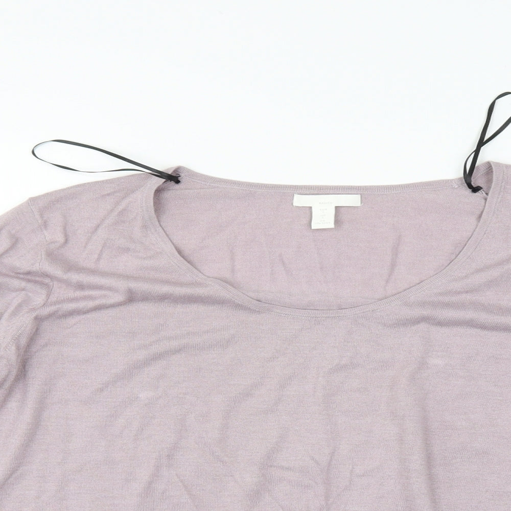 H&M Womens Pink   Pullover Jumper Size L