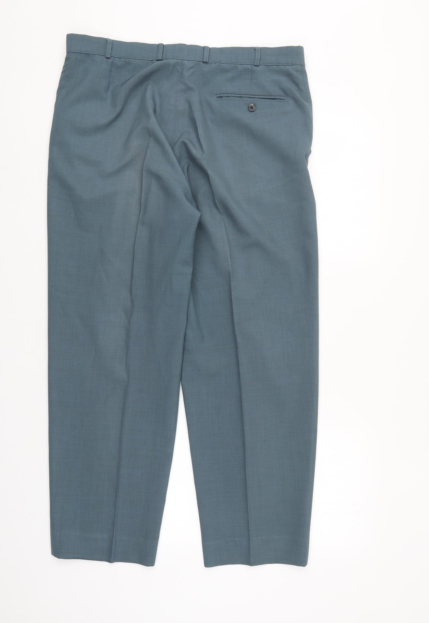 Marks & Spencer Mens Blue   Trousers  Size 36 L29 in