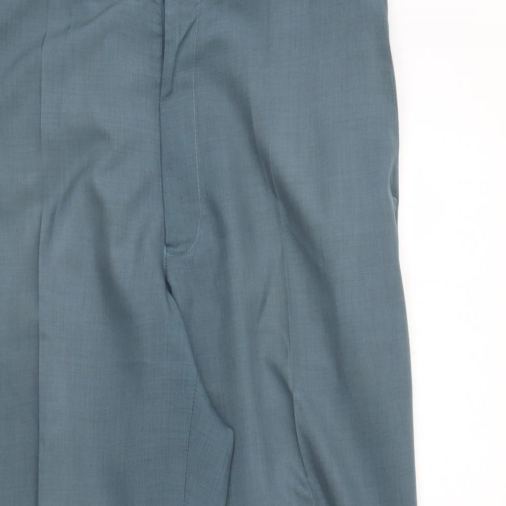 Marks & Spencer Mens Blue   Trousers  Size 36 L29 in