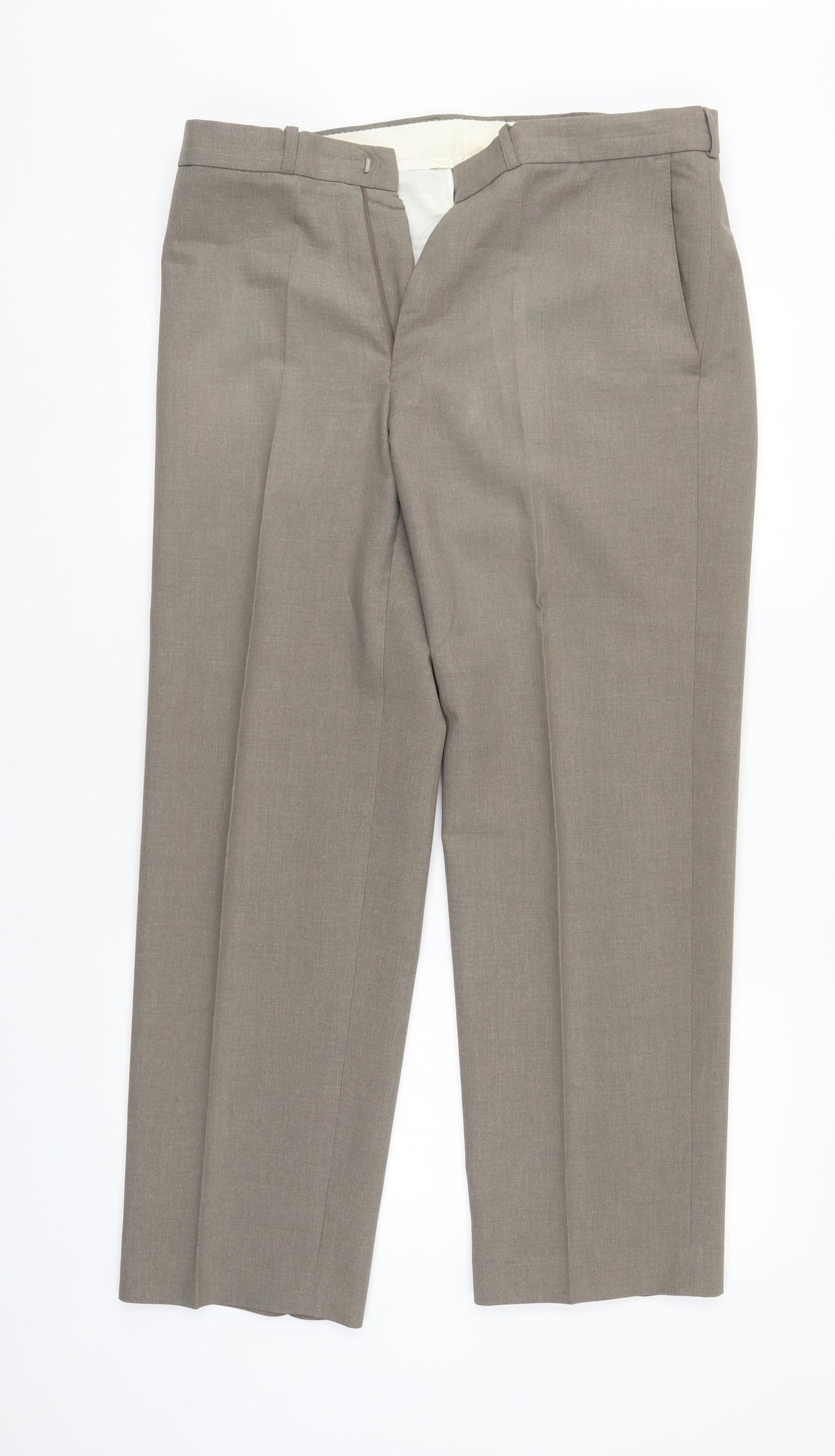 St Roma Mens Beige   Trousers  Size 34 L29 in