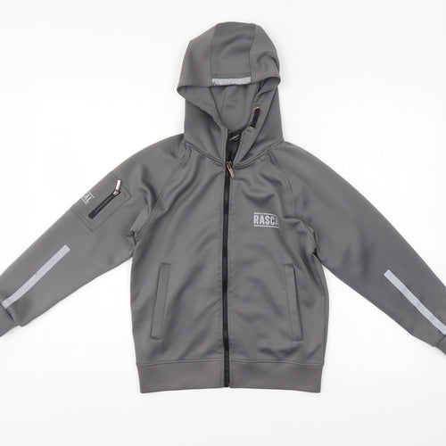 Rascal Boys Grey   Full Zip Hoodie