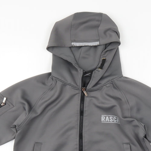 Rascal Boys Grey   Full Zip Hoodie