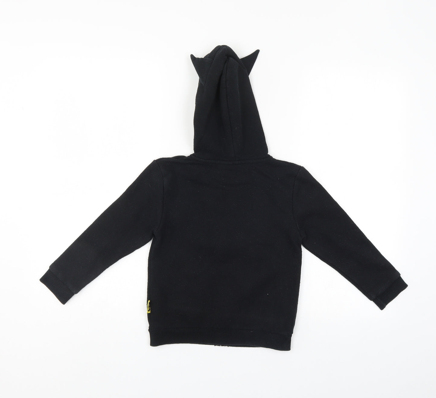 Batman Boys Black   Full Zip Hoodie Size 6-7 Years