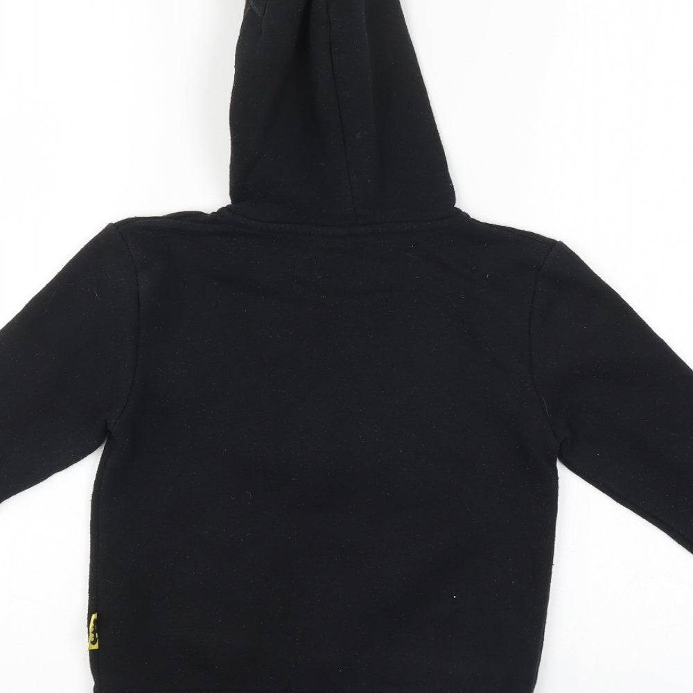Batman Boys Black   Full Zip Hoodie Size 6-7 Years