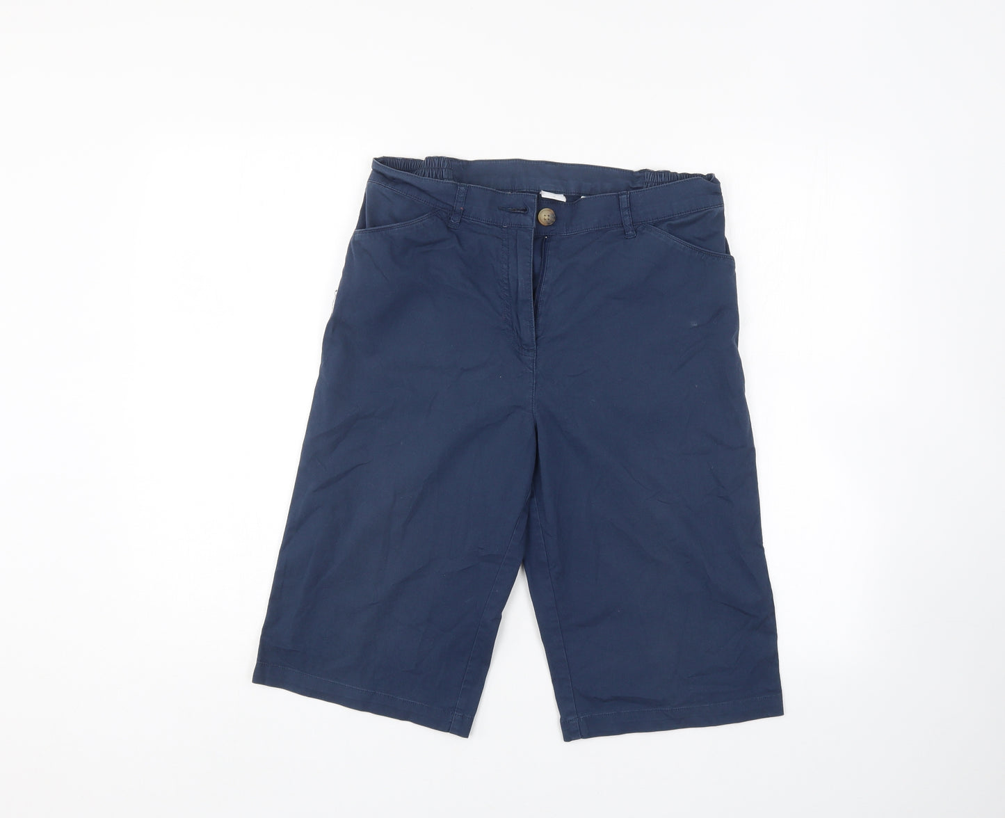 Cotton Traders Womens Blue   Chino Shorts Size 12