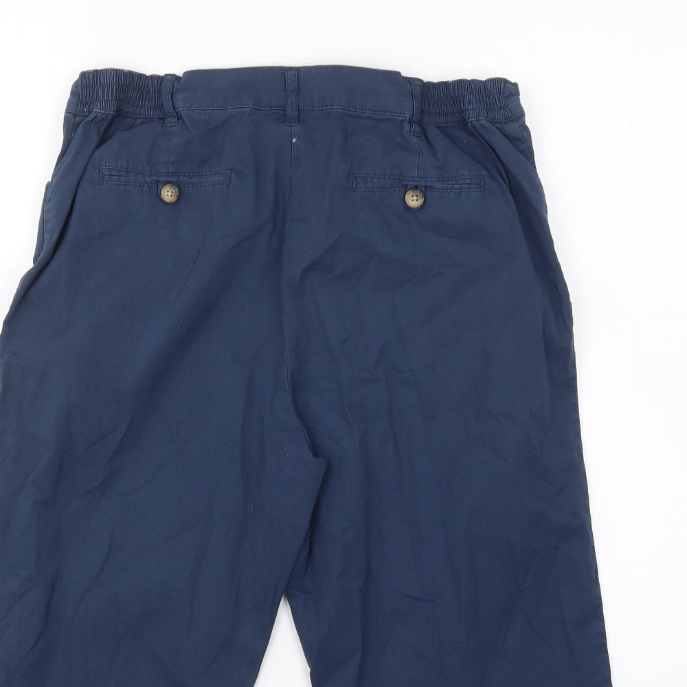 Cotton Traders Womens Blue   Chino Shorts Size 12