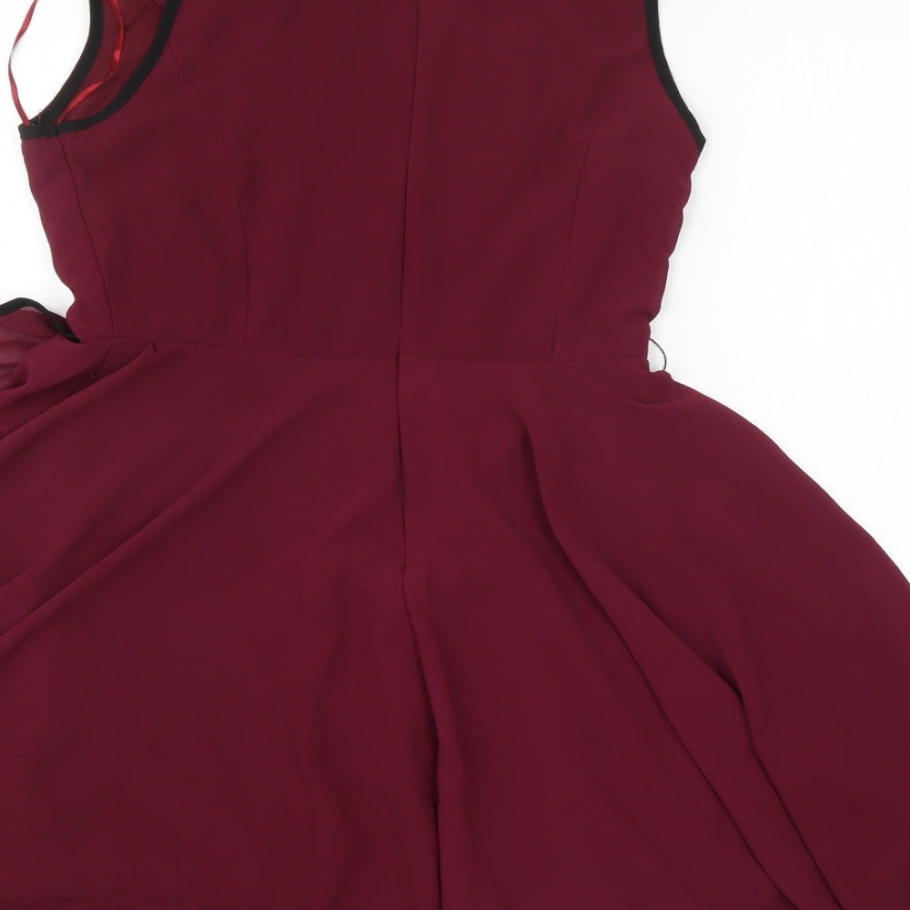 Apricot Womens Purple   Tank Dress  Size XS