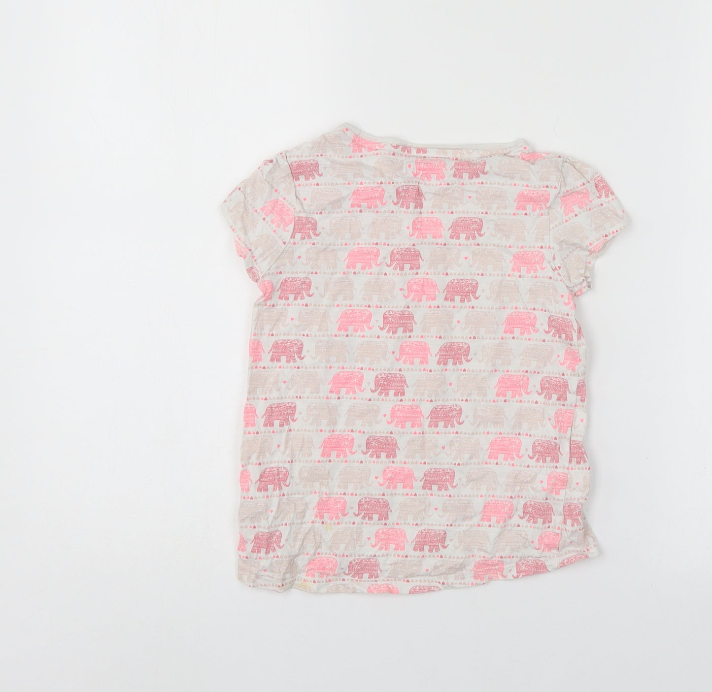 F&F Girls Pink   Basic T-Shirt Size 5-6 Years