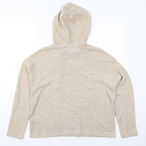 New Look Womens Beige   Pullover Hoodie Size S