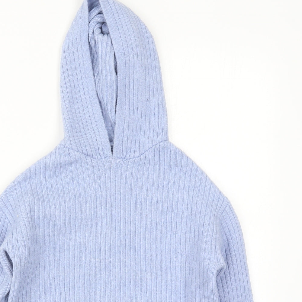 Primark Girls Blue   Pullover Hoodie Size 10-11 Years