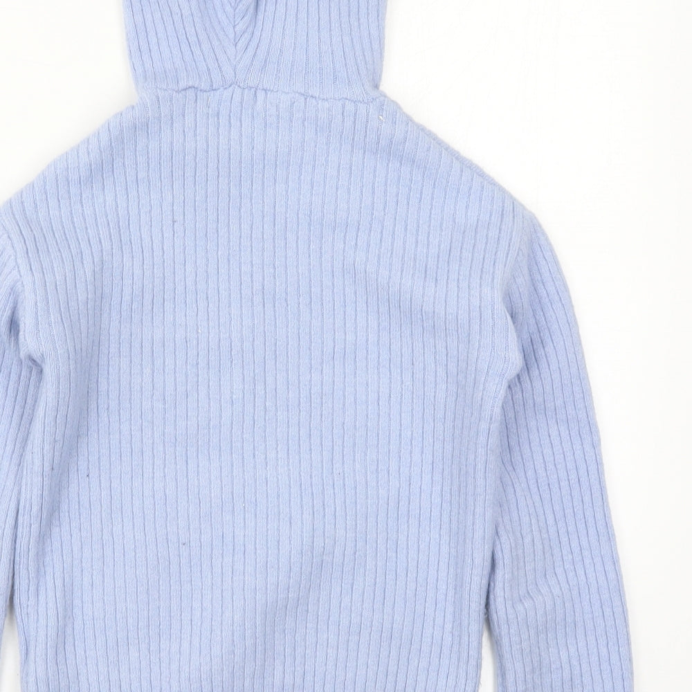 Primark Girls Blue   Pullover Hoodie Size 10-11 Years