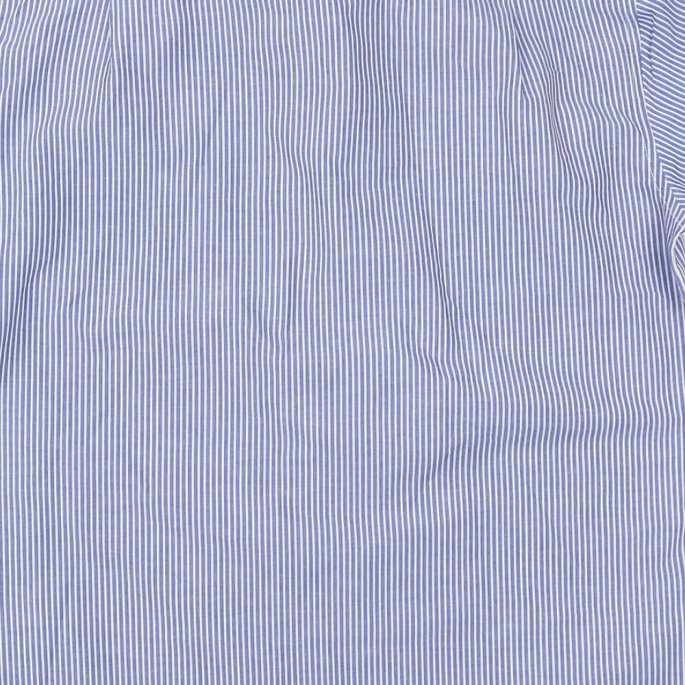 Pierre Cardin Mens Blue Striped   Polo Size M