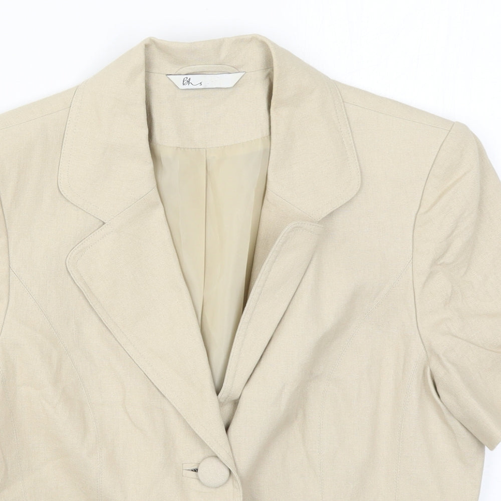 BHS Womens Beige   Jacket  Size 14