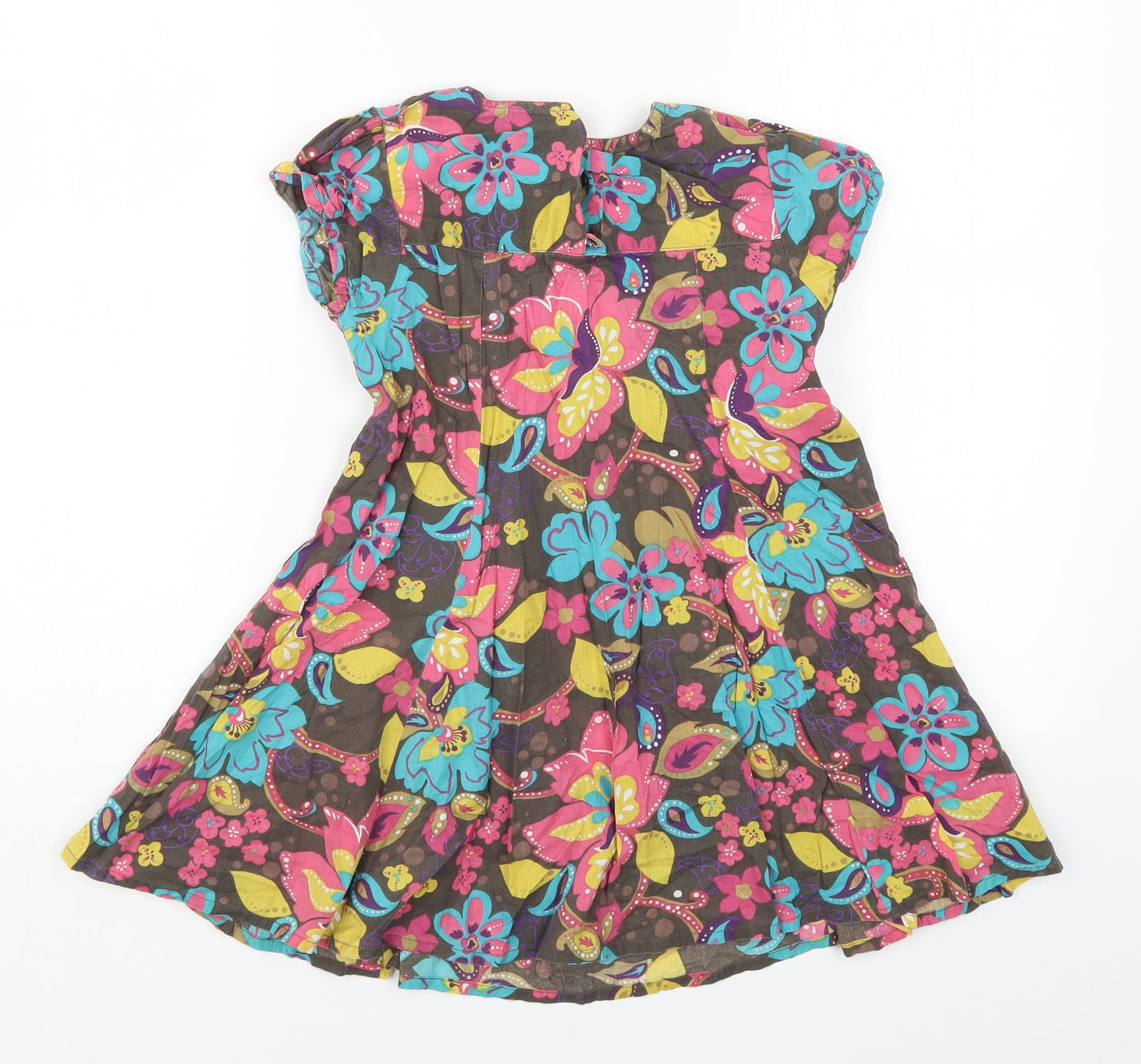 NEXT Girls Multicoloured Floral  A-Line  Size 7 Years