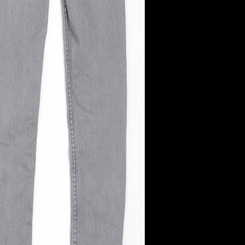 Preworn Mens Grey  Denim Skinny Jeans Size 24 in L28 in