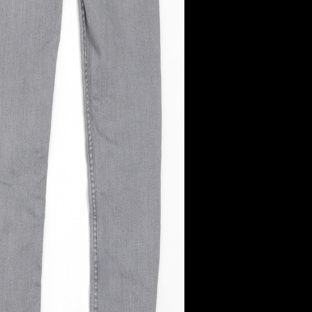 Preworn Mens Grey  Denim Skinny Jeans Size 24 in L28 in