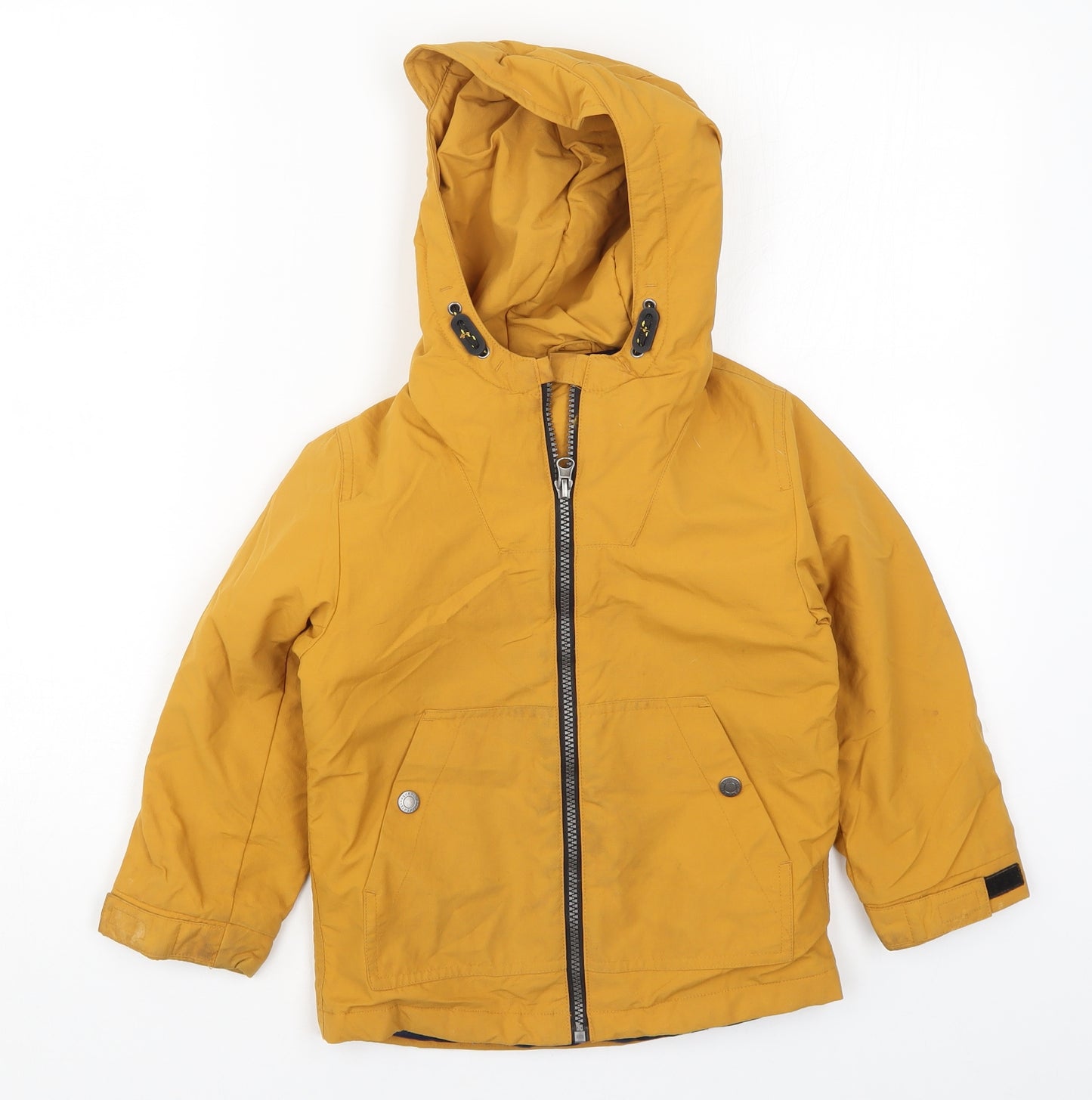 George Boys Yellow   Basic Coat Coat Size 4-5 Years