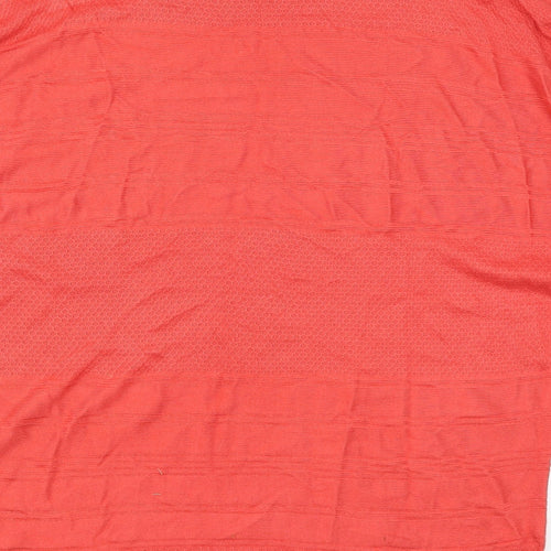 M&Co Womens Red  Knit Pullover Jumper Size 14