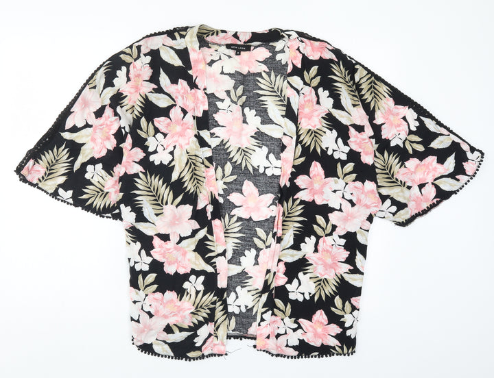 New Look Womens Pink Floral  Jacket  Size 8
