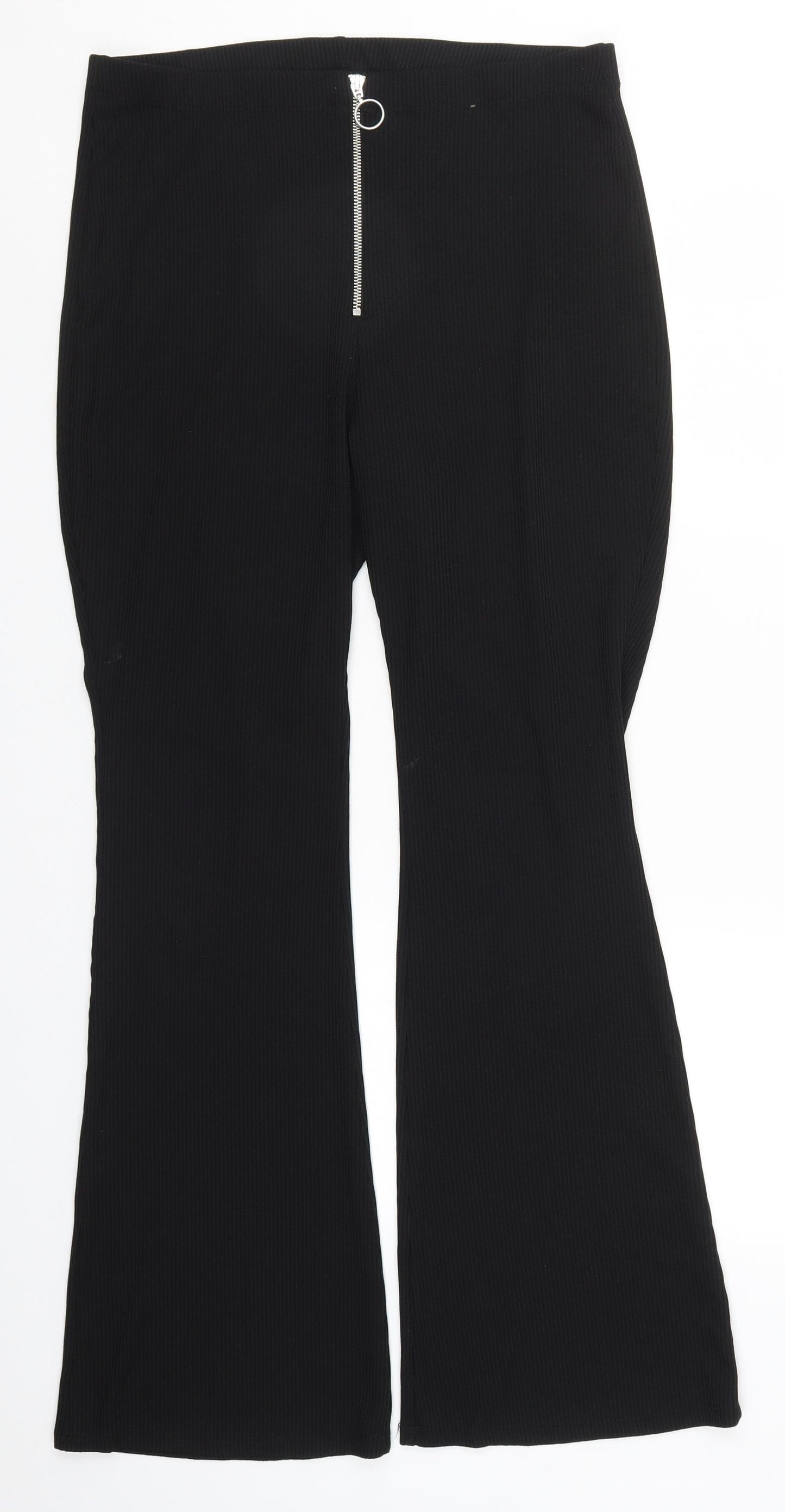 Primark Womens Black   Trousers  Size 14 L30 in
