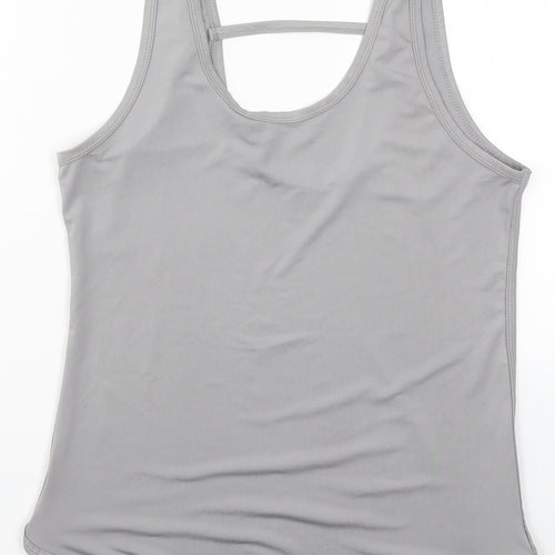 Race at Your Pace Womens Grey   Basic Tank Size S