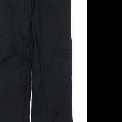 Cherokee Girls Black Floral  Cargo Trousers Size 8-9 Years
