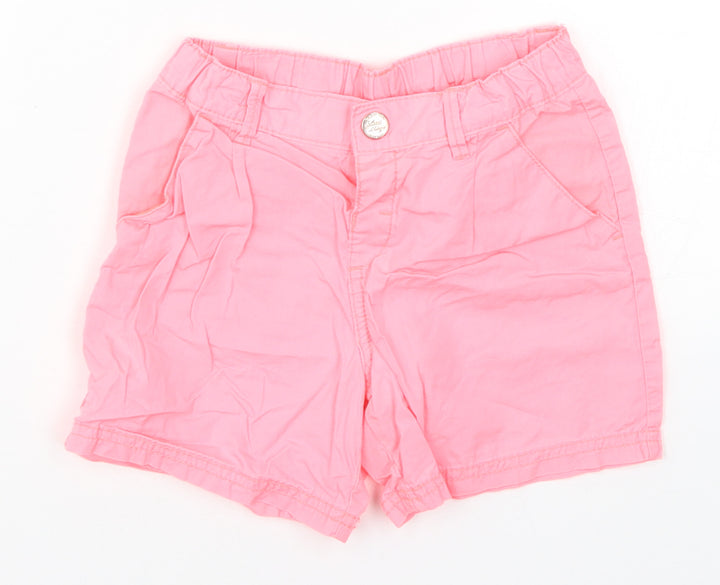 H&M Girls Pink   Bermuda Shorts Size 7 Years