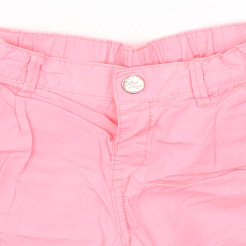 H&M Girls Pink   Bermuda Shorts Size 7 Years