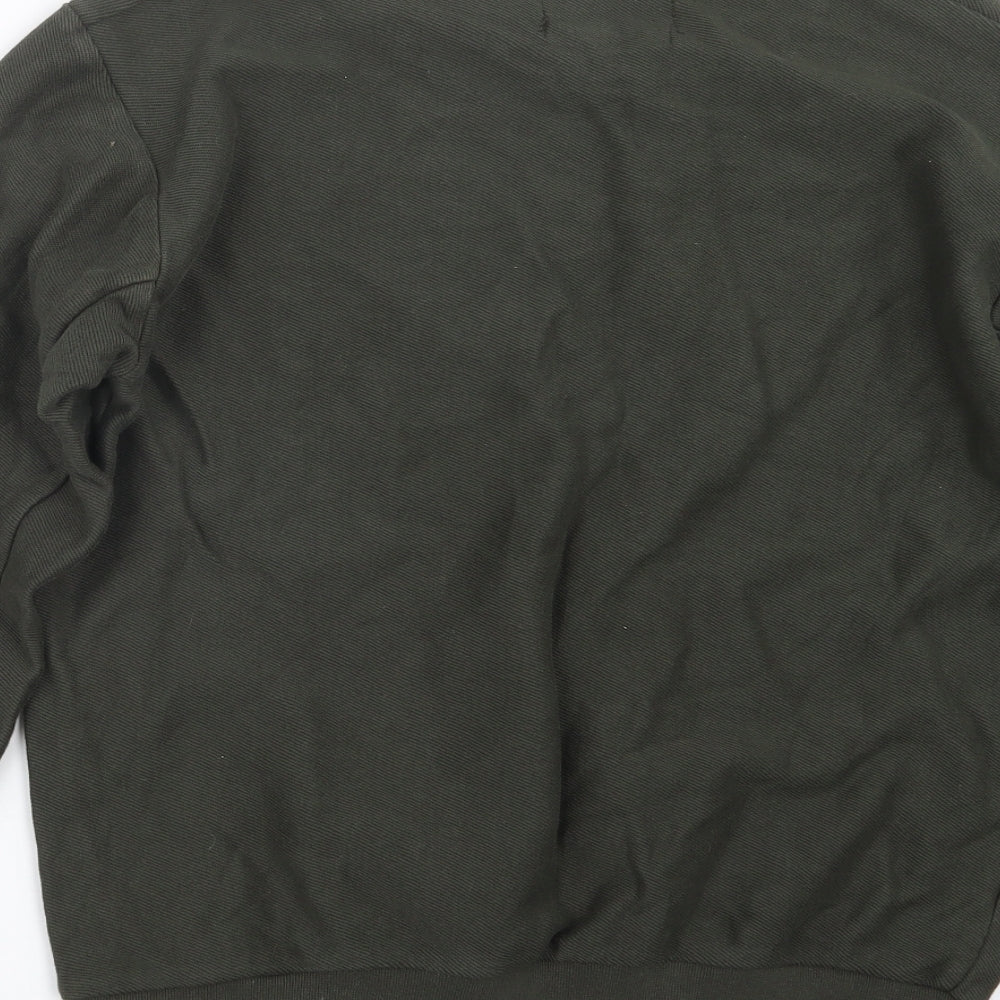 Zara Mens Green   Pullover Jumper Size M