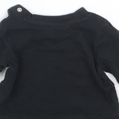 Nutmeg Boys Black   Basic T-Shirt Size 0-3 Months