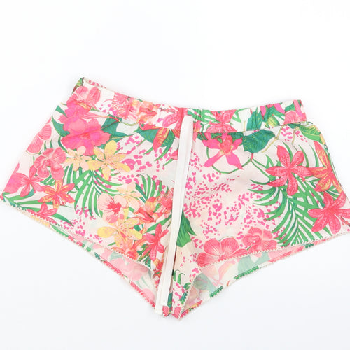 Debenhams Womens Pink Floral  Capri Pyjama Set Size 6