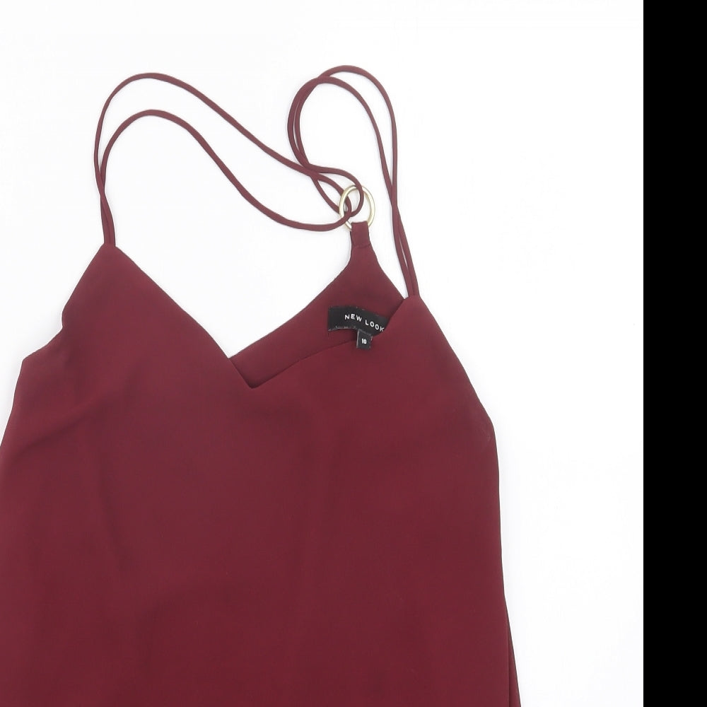New Look Womens Purple   Basic Blouse Size 10
