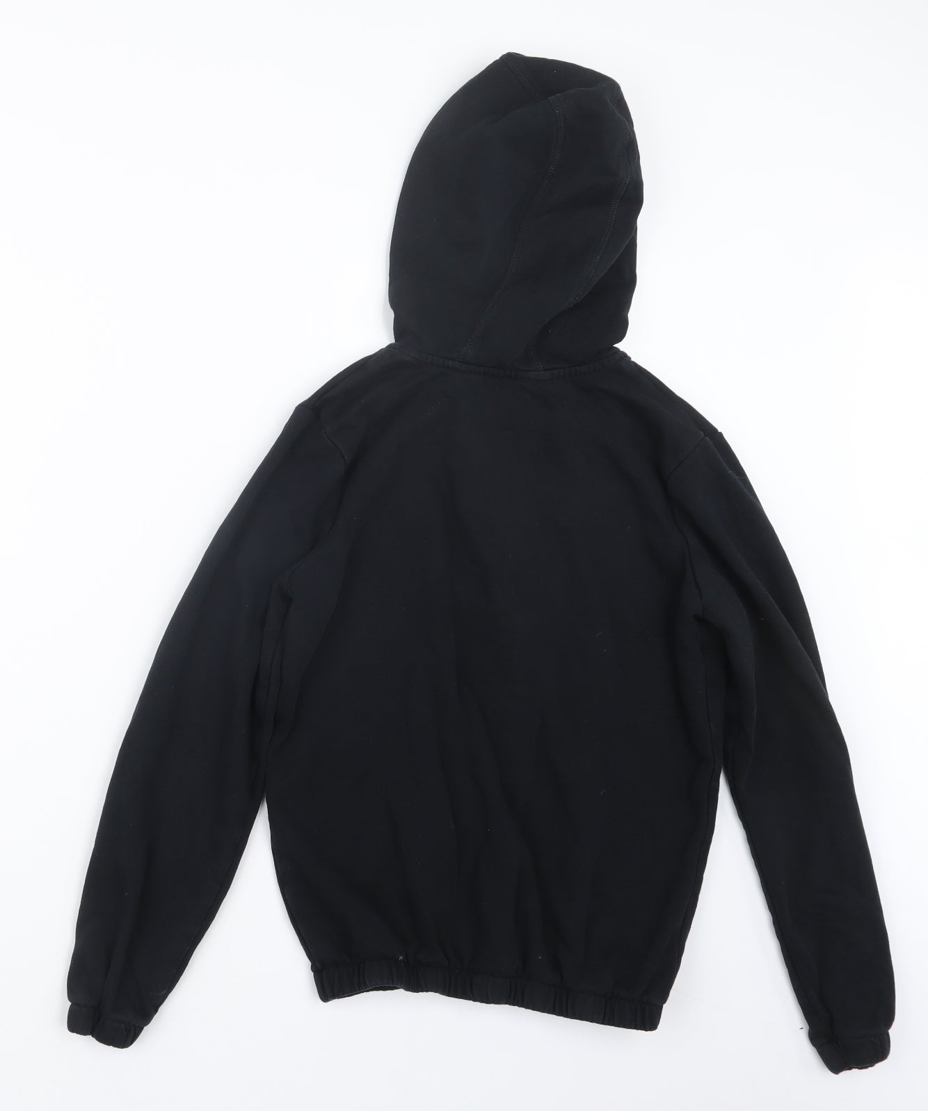 George Boys Black   Full Zip Hoodie Size 11-12 Years