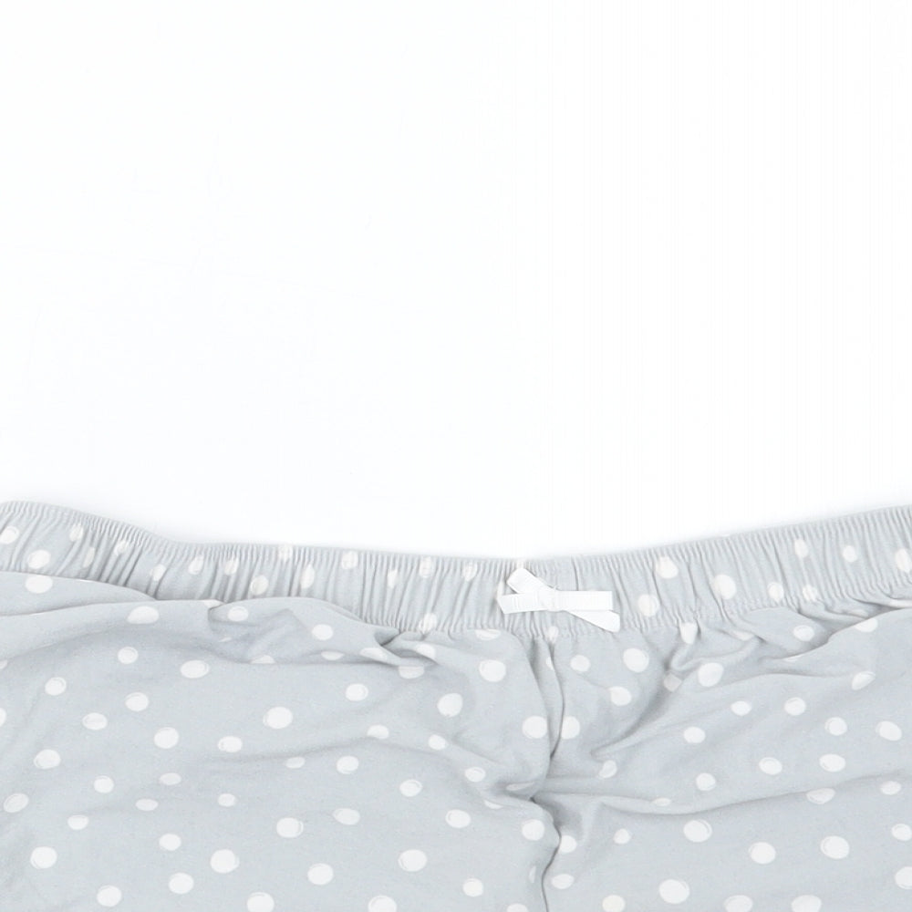 Love to Lounge Womens Grey Polka Dot  Capri Pyjama Set Size 14