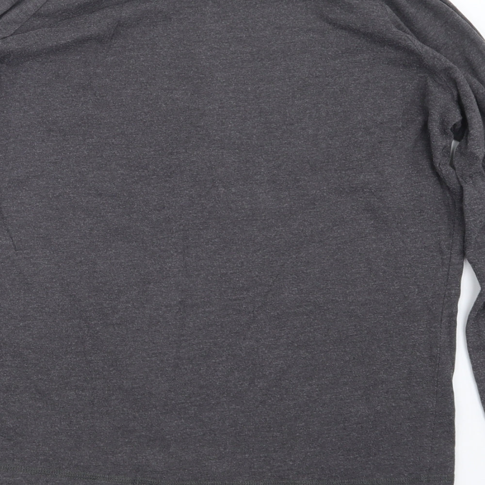 F&F Womens Grey Geometric  Top Pyjama Top Size 12