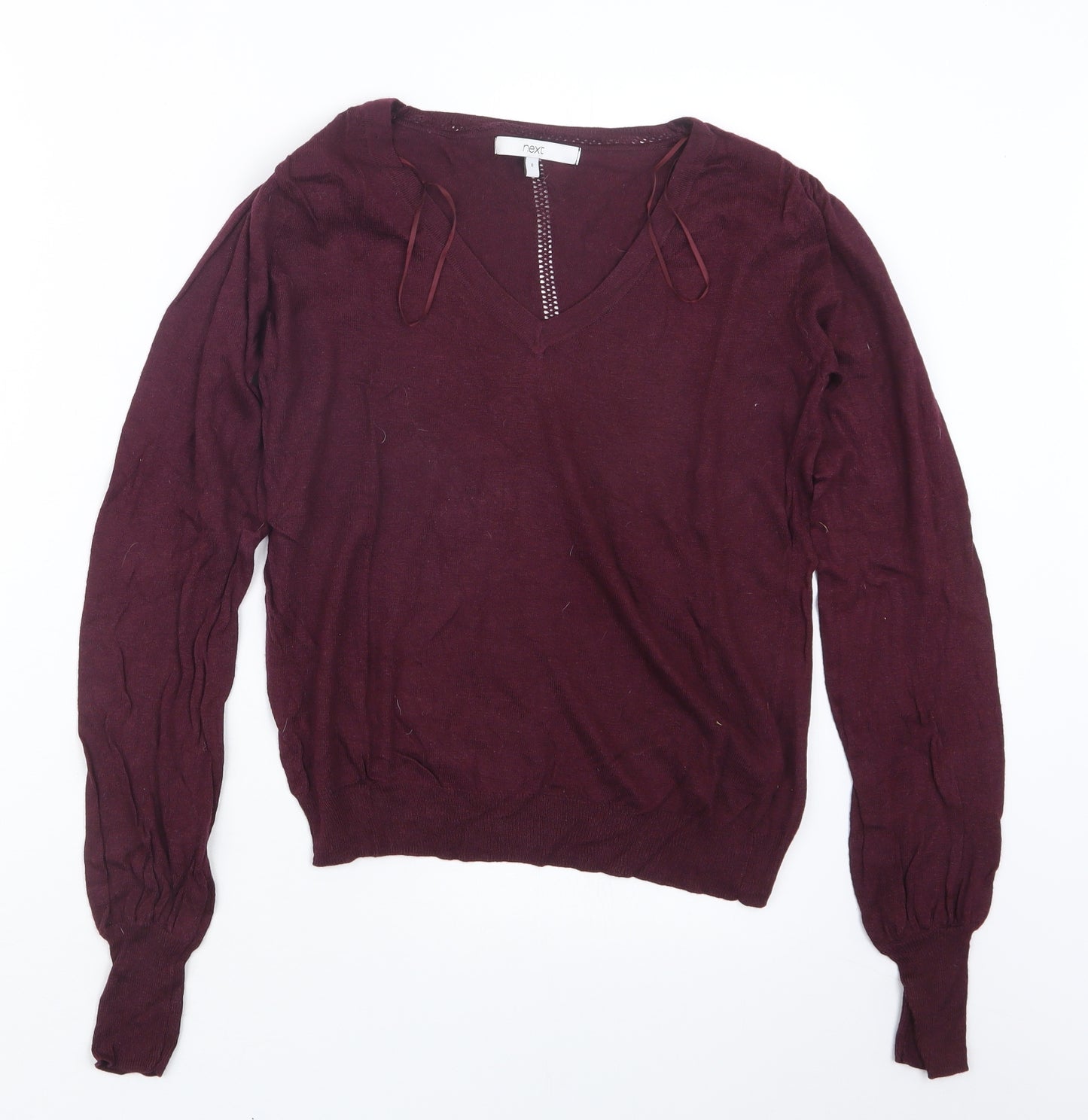 NEXT Womens Purple  Knit Pullover Jumper Size 8