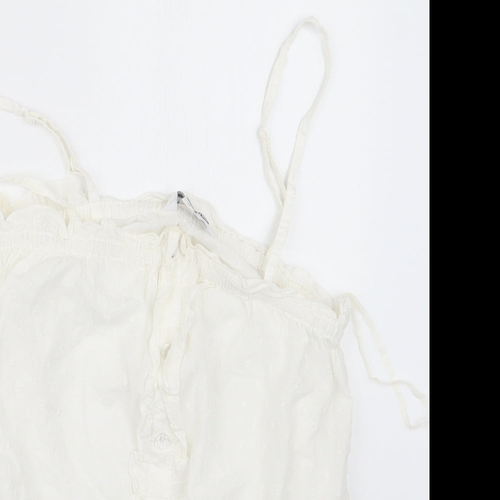 New Look Girls White   Basic T-Shirt Size 13 Years