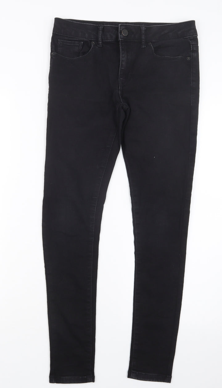 River Island Womens Black Denim Skinny Jeans Size 29 in L26 in