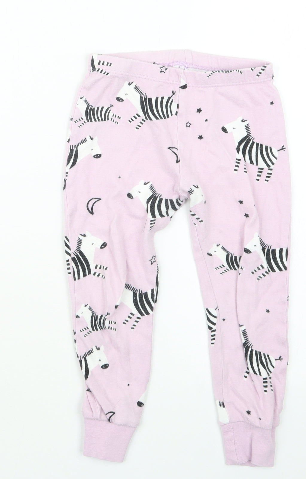 George Girls Pink Geometric  Capri Pyjama Set Size 3-4 Years