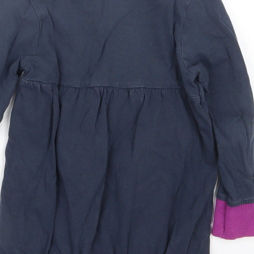 Blue Seven Girls Blue   Basic T-Shirt Size 2 Years  - Long