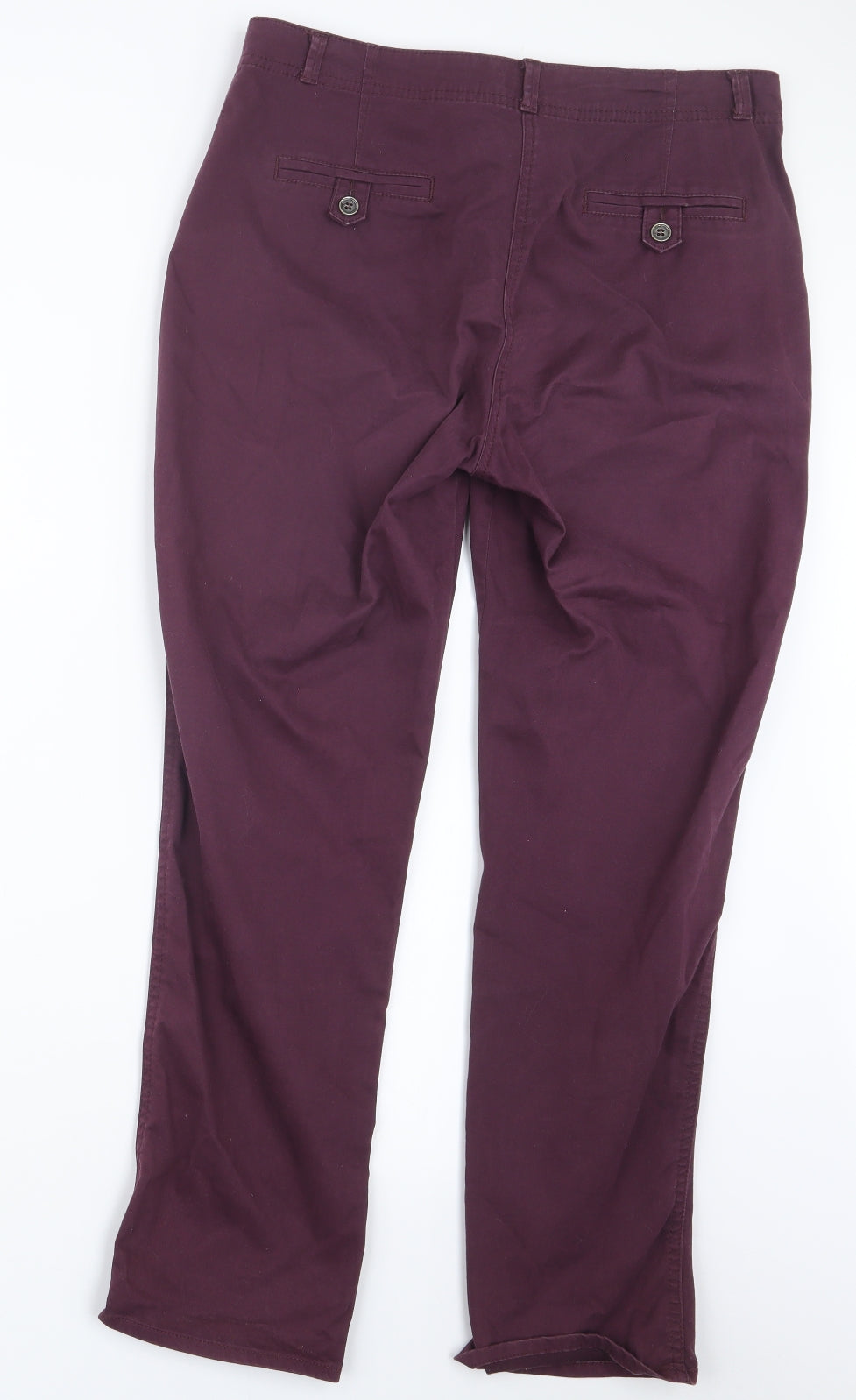 Per Una Womens Purple   Trousers  Size 12 L27 in