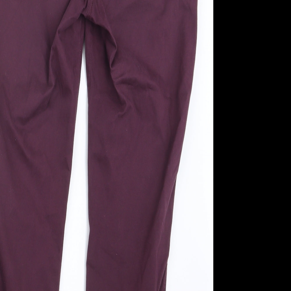 Per Una Womens Purple   Trousers  Size 12 L27 in