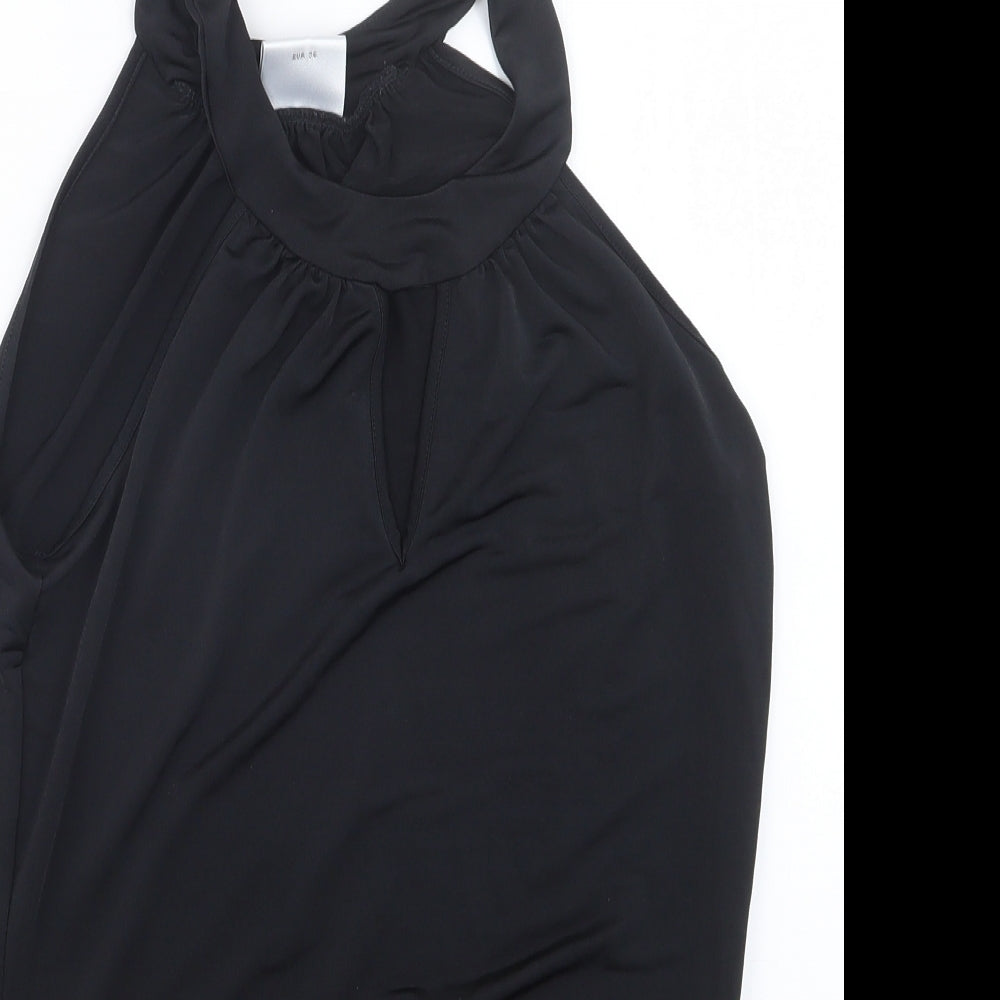 NEXT Womens Black   Basic Blouse Size 8